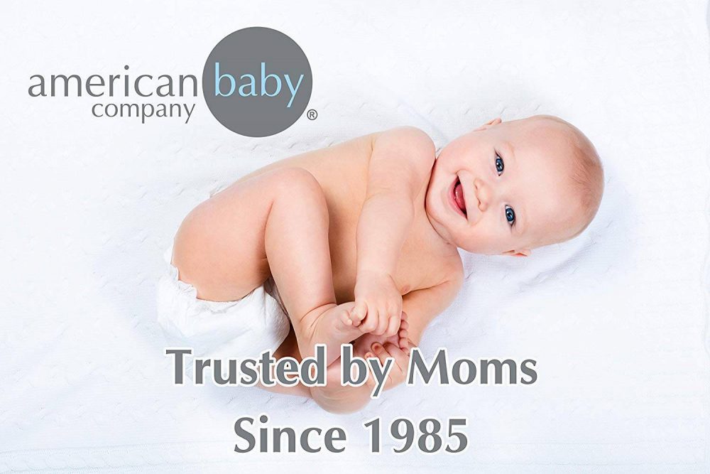 american baby company waterproof fitted mattress pad cover