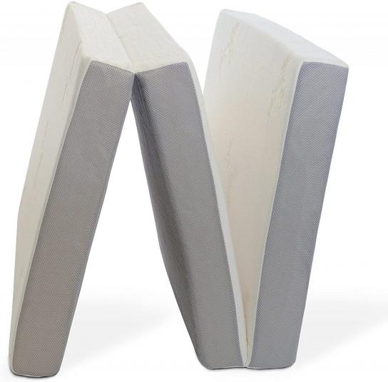 Milliard Tri Folding Memory Foam Mattress with Washable Cover Full