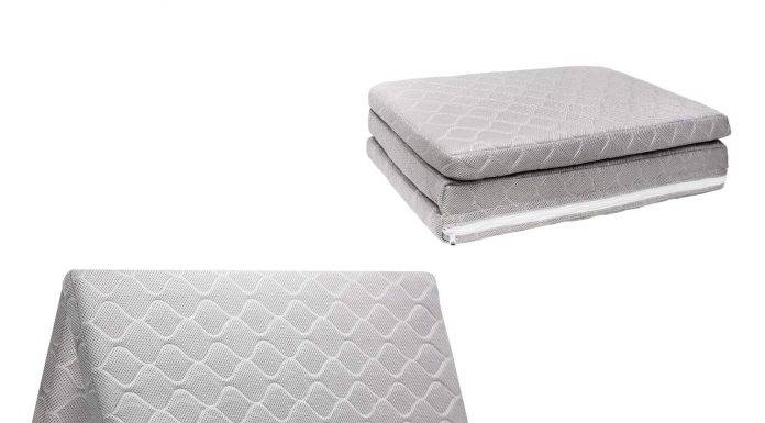 SURPCOS Trifold Pack n Play Mattress Pad with Firm and Soft Sides