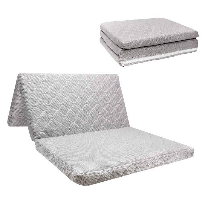 SURPCOS Trifold Pack n Play Mattress Pad with Firm and Soft Sides