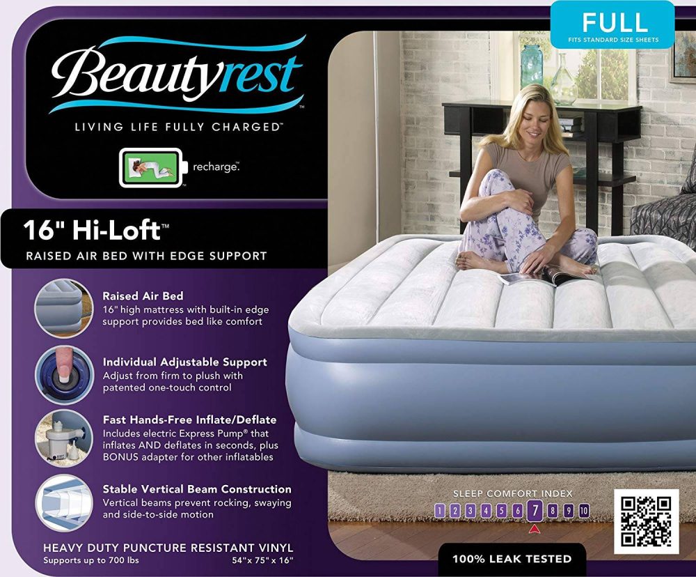 Simmons Beautyrest Hi-Loft Inflatable Air Mattress