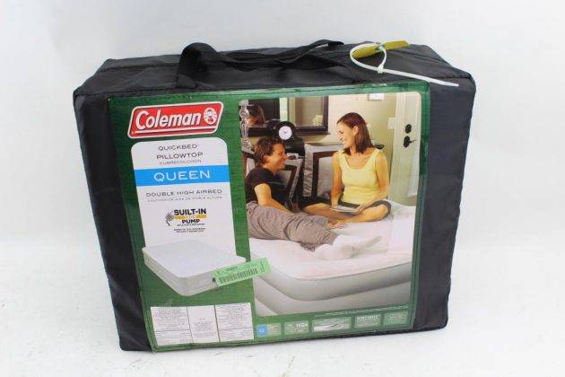 coleman air mattress double w electrical pump