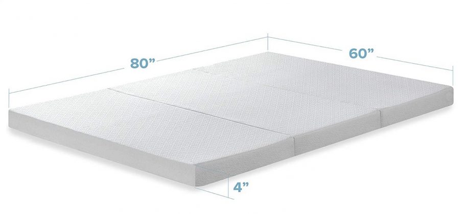 4 mattress topper queen short