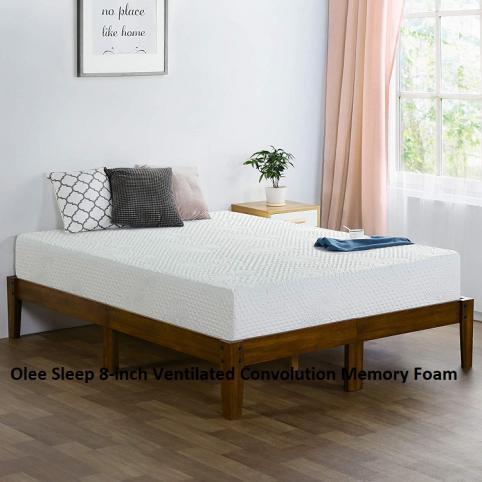 Olee Sleep 8-inch Ventilated Convolution Memory Foam