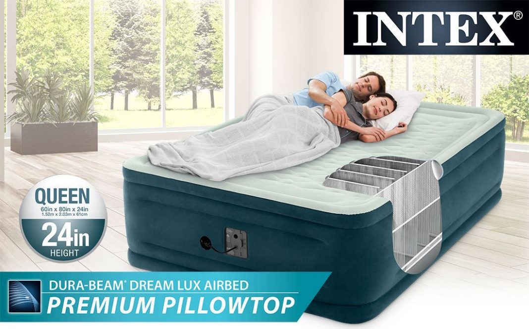 intex premium pillow top mattress