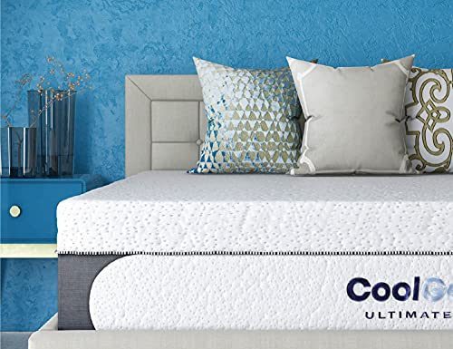 Classic Brands Cool Gel Memory Foam 14-Inch Mattress with Bonus Pillow | CertiPUR-US Certified | Bed-in-a-Box, Twin XL