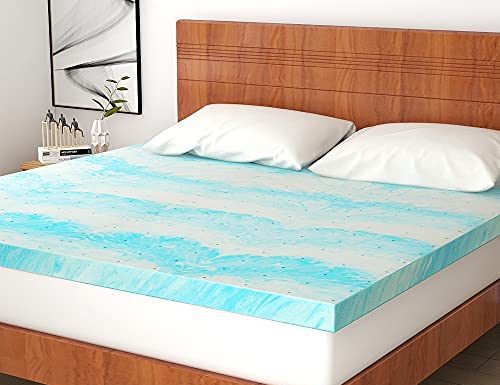 Mattress Topper, 3 Inch Gel Memory Foam Mattress Topper for Full Size Bed