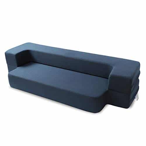 WOTU Folding Bed Couch, Folding Foam Sofa Bed Memory Foam Mattress Comfortable Sofa,Floor Couch Sleeper Sofa Foam Queen