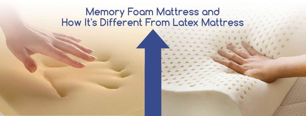 What Is The Difference Between Memory Foam And Latex Mattresses?