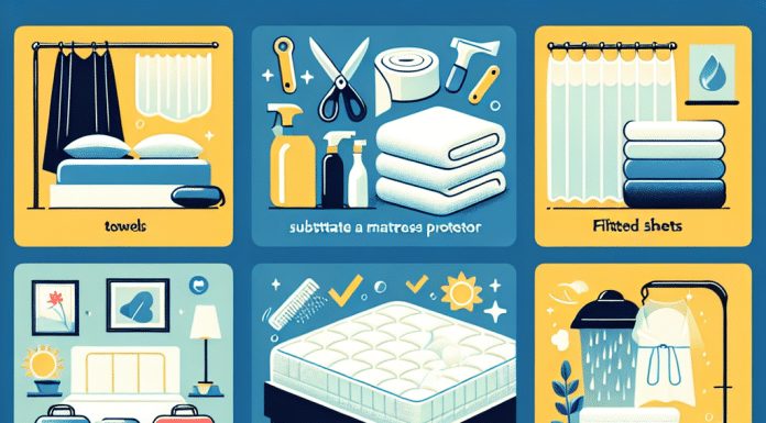 what household items can substitute as mattress protector 3