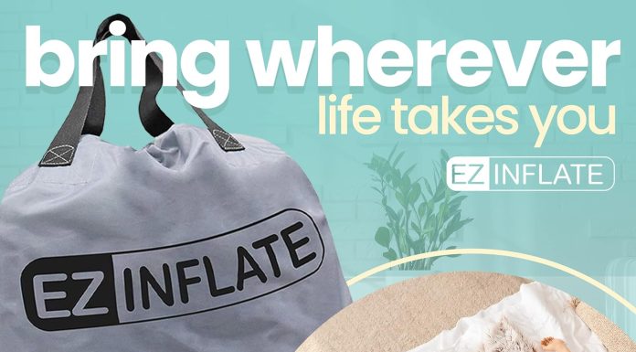 ez inflate double high luxury air mattress with built in pump review