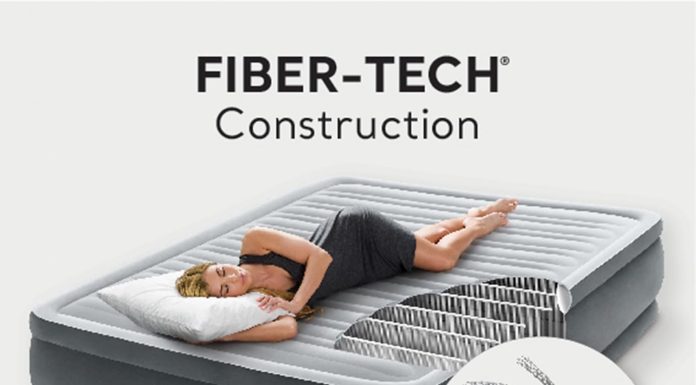 intex dura beam deluxe comfort plush air mattress series with internal pump review
