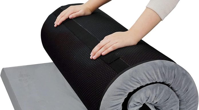 tonahutu memory foam camping mattress pad review