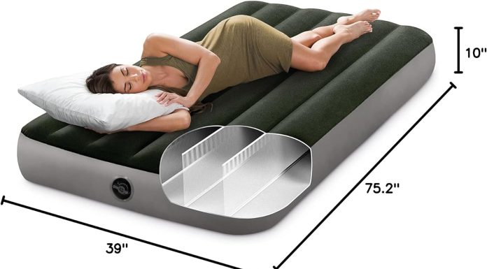 intex 64778e dura beam air mattress review